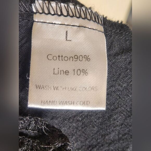 Unbranded L Black Cotton Blend Pockets Women's Overall - Picture 7 of 11